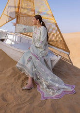 Flow By Crimson '25 | A Handmade Tale-D2 A | 3PC Embroidered Lawn Suit